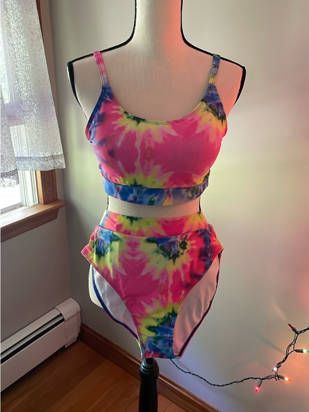 2 piece woman’s bathing suit